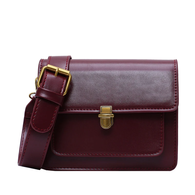 

Women Sexy MINI Solid Color PU Leather Crossbody Bags 2020 Lock Shoulder Messenger Bag Travel Small Handbags and Purse Female