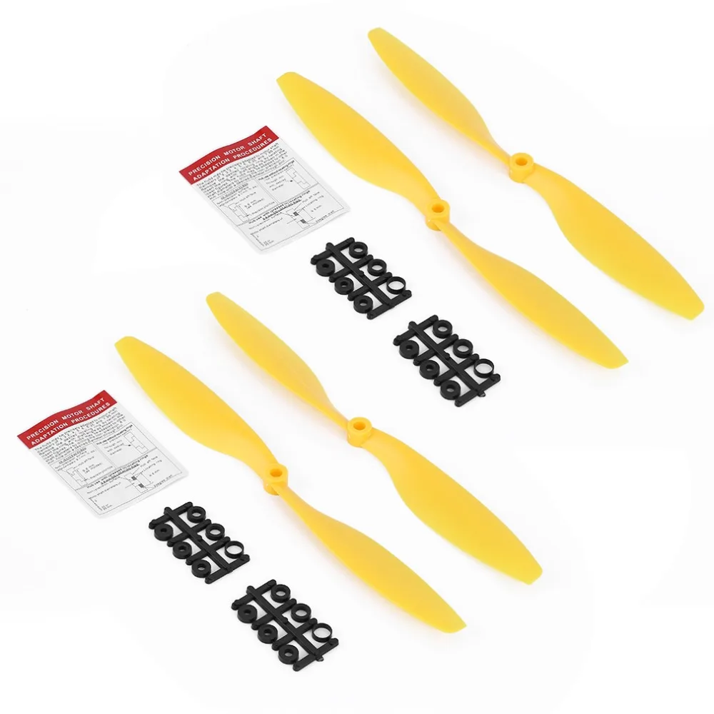 2/4/6 пар 1045 пропеллер Prop CW CCW лезвия для DJI F450 F550 RC DIY для A2212 KV1000 мотор хорошо сбалансированный пропеллеры Drone Камера