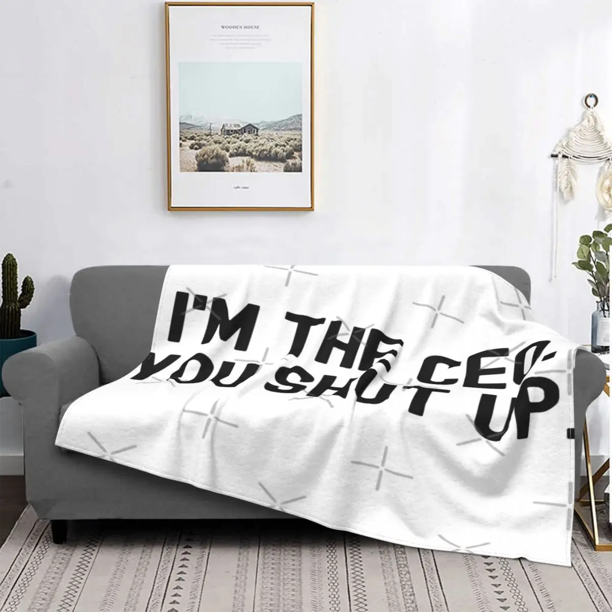 

Я Генеральный директор You Shut 2-Manta para cama, colcha a quadros, manta de lana de 90, colcha de 220x240