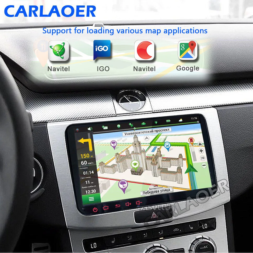 " Android 8,1 автомобильный радиоприемник gps навигатор для Volkswagen Skoda Octavia golf 5 6 touran passat B6 polo tiguan yeti rapid multimedia