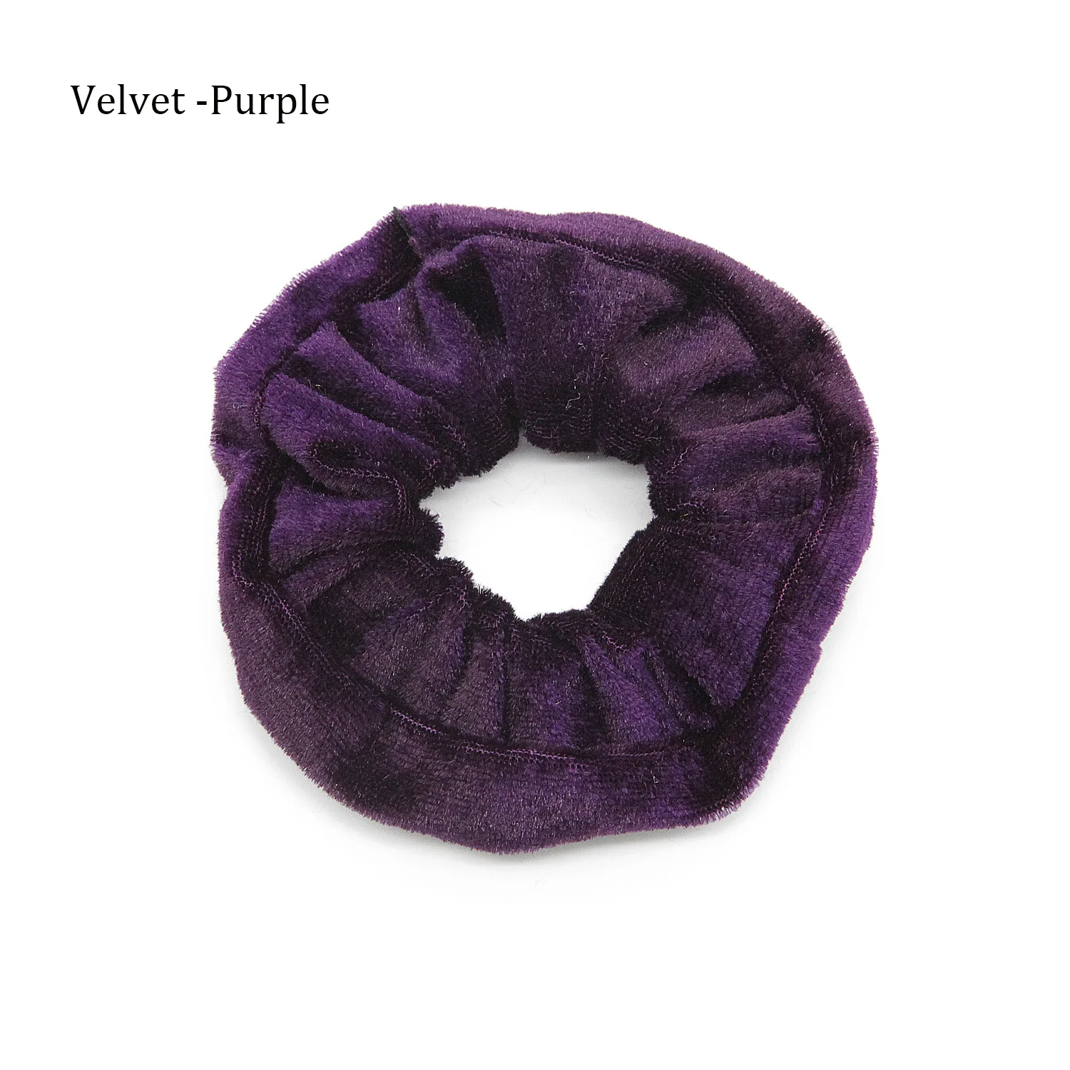 Velvet -Purple Резинка для волос, резинка для волос, резинка для волос, держатель для хвоста, жемчужные бусы, женские резинки для волос, аксессуары для женщин - Цвет: Velvet -Purple