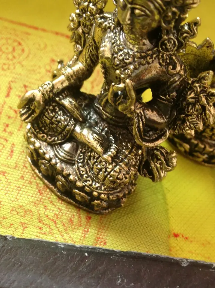 Тибетский буддизм Белая Тара медный амулет статуя Будды|Подвески| |