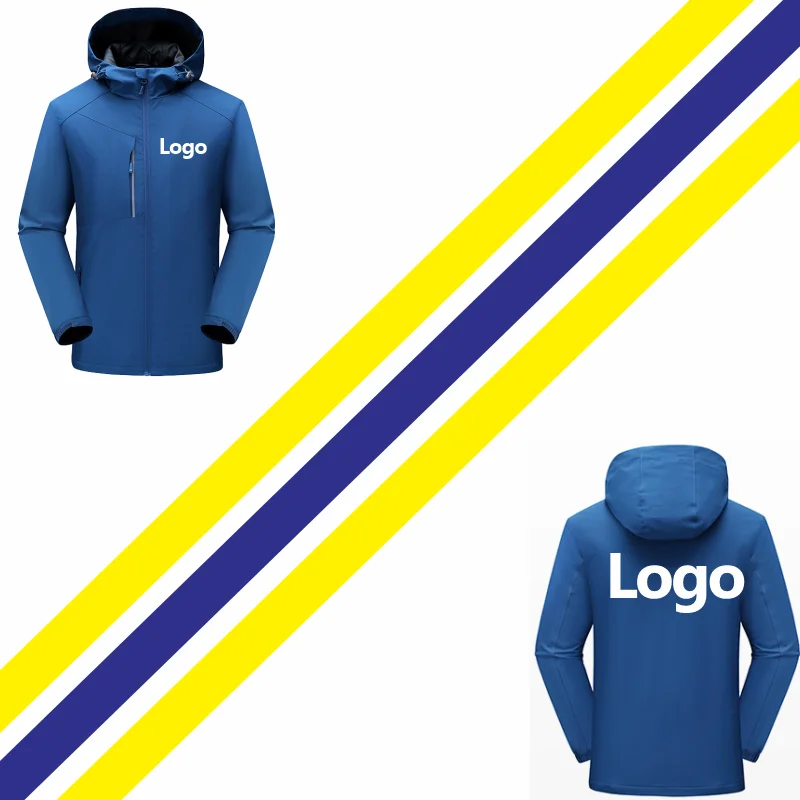 Новая зимняя куртка с логотипом на заказ для мужчин и женщин ветрозащитная