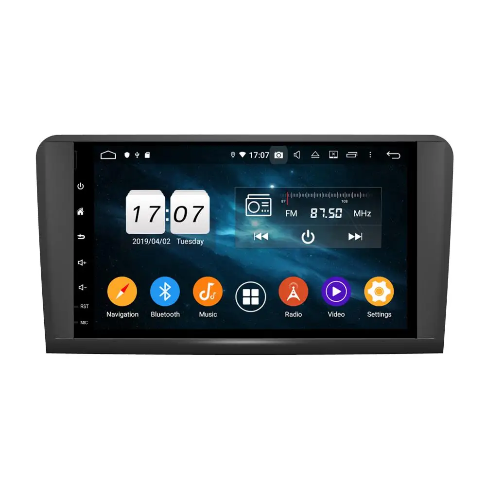 

Android 9 With DSP For Mercedes-Benz ML CLASS Full Touch Car radio video player Multimedia GPS navigation accessories Sed
