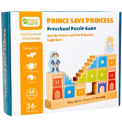 

2021 New Board Game Prince Save Princess Preschool Puzzle Game Party Game Best Gifts For Children