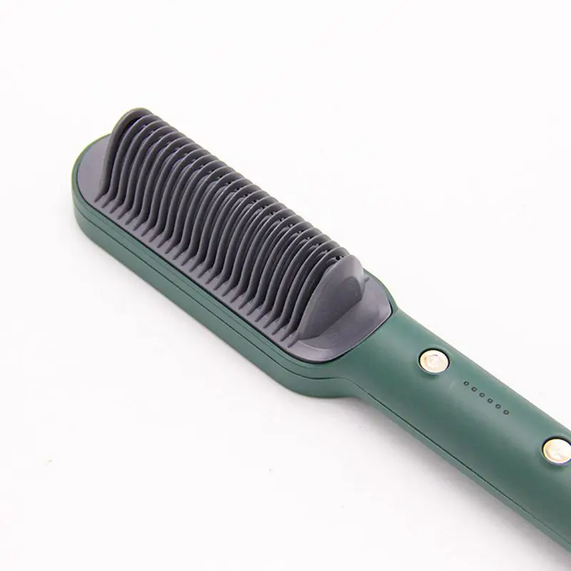 

Beard Hair Straightener Comb Wireless Portable Ionic Comb EU Plug