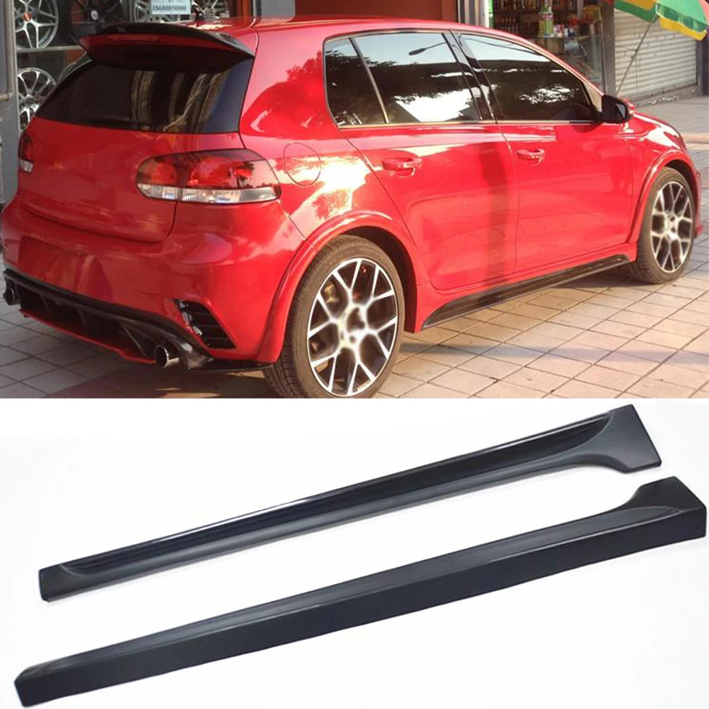 Автомобильная боковая юбка фартук для Volkswagen VW Golf 6 VI MK6 2010-2013 дверь бампер боковые