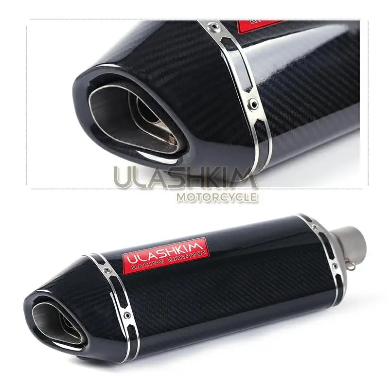 Выхлопная труба глушителя для мотоцикла средняя без шнуровки HONDA CBR400 CB500R CBR500R 2013