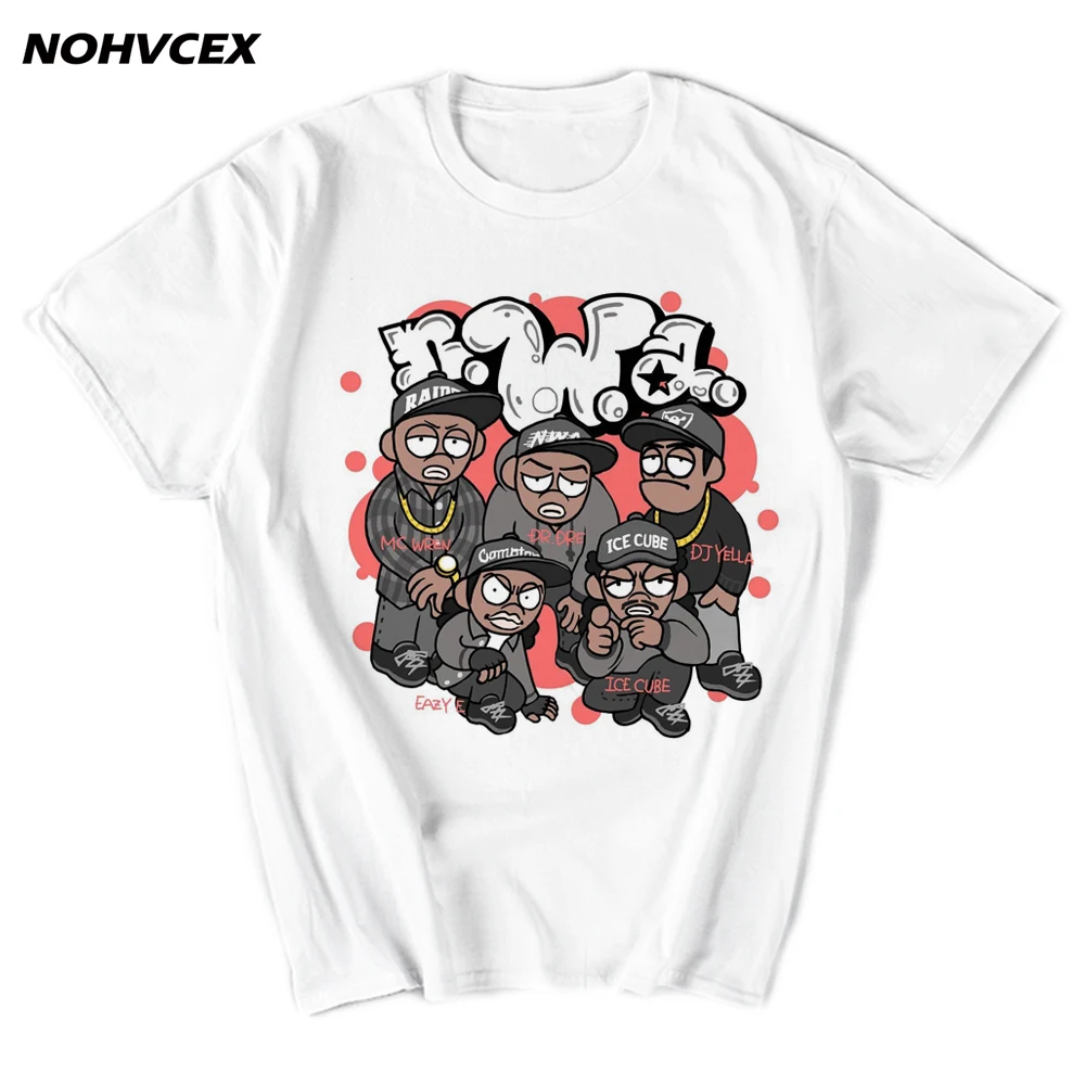 N.W.A. Футболка мужская с надписью Nwa Ice Cube Dr Dre Eazy E Dj Yella Mc Ren|Мужские футболки| |