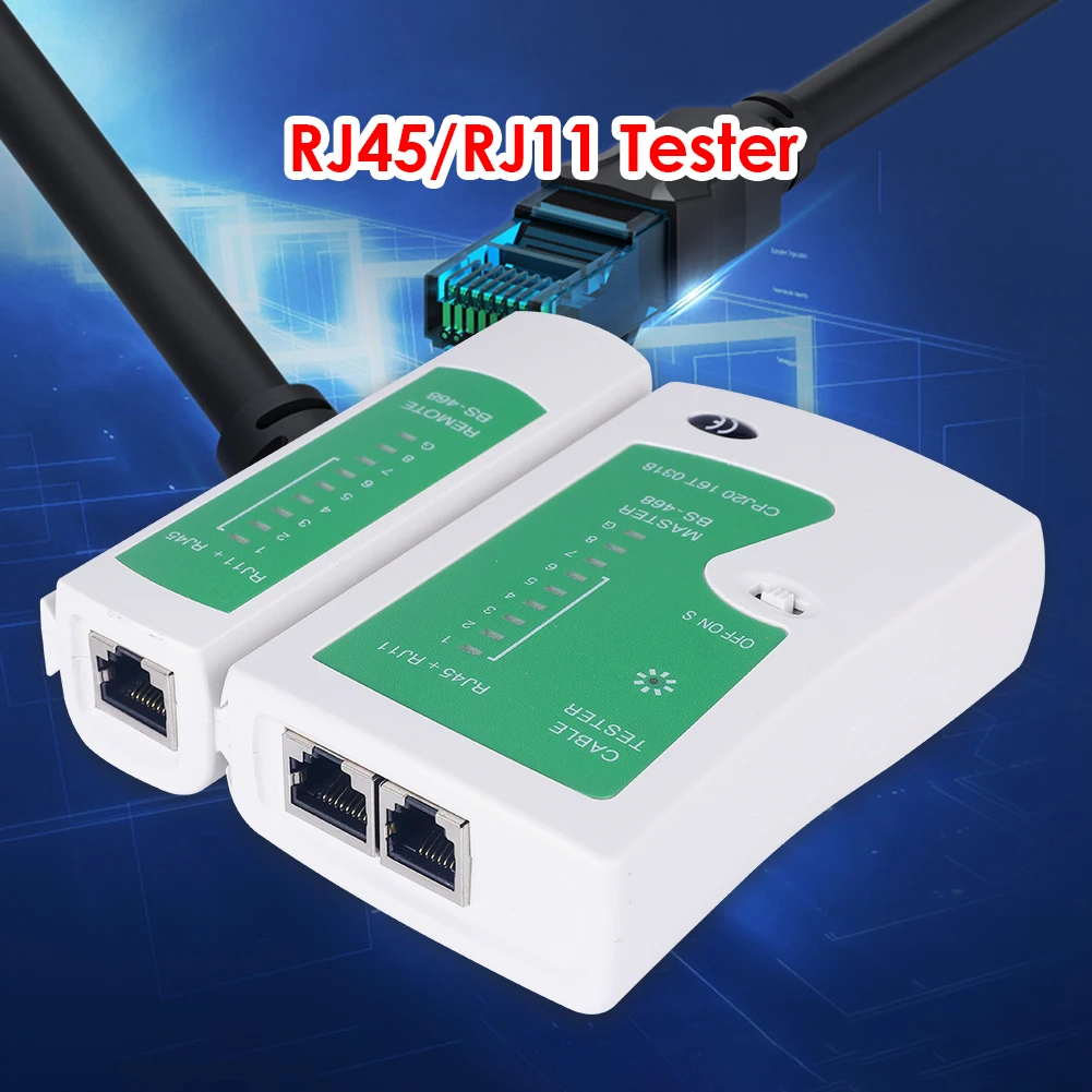 

UTP Ethernet провод детектор ремонтный инструмент сетевой кабель тестер RJ45 RJ11 LAN портативный сетевой кабель тестер