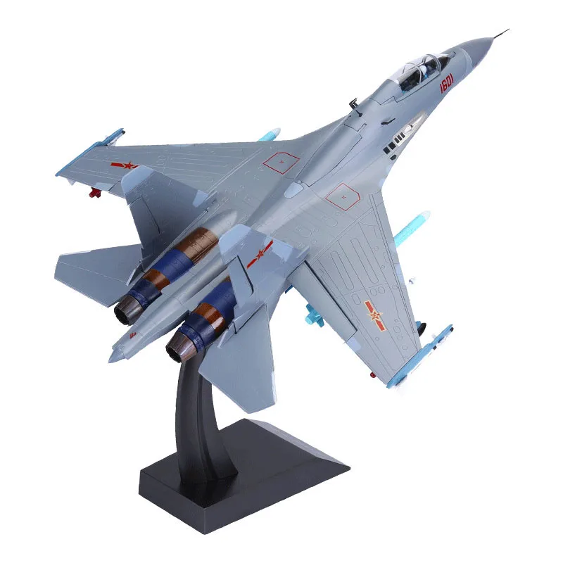 Оригинальная коробка 1/48 масштаб Россия Su-30 истребитель серый большой бомбардировщик литой металлический самолет модель игрушка для мальчика Подарочная Коллекция - Цвет: Синий