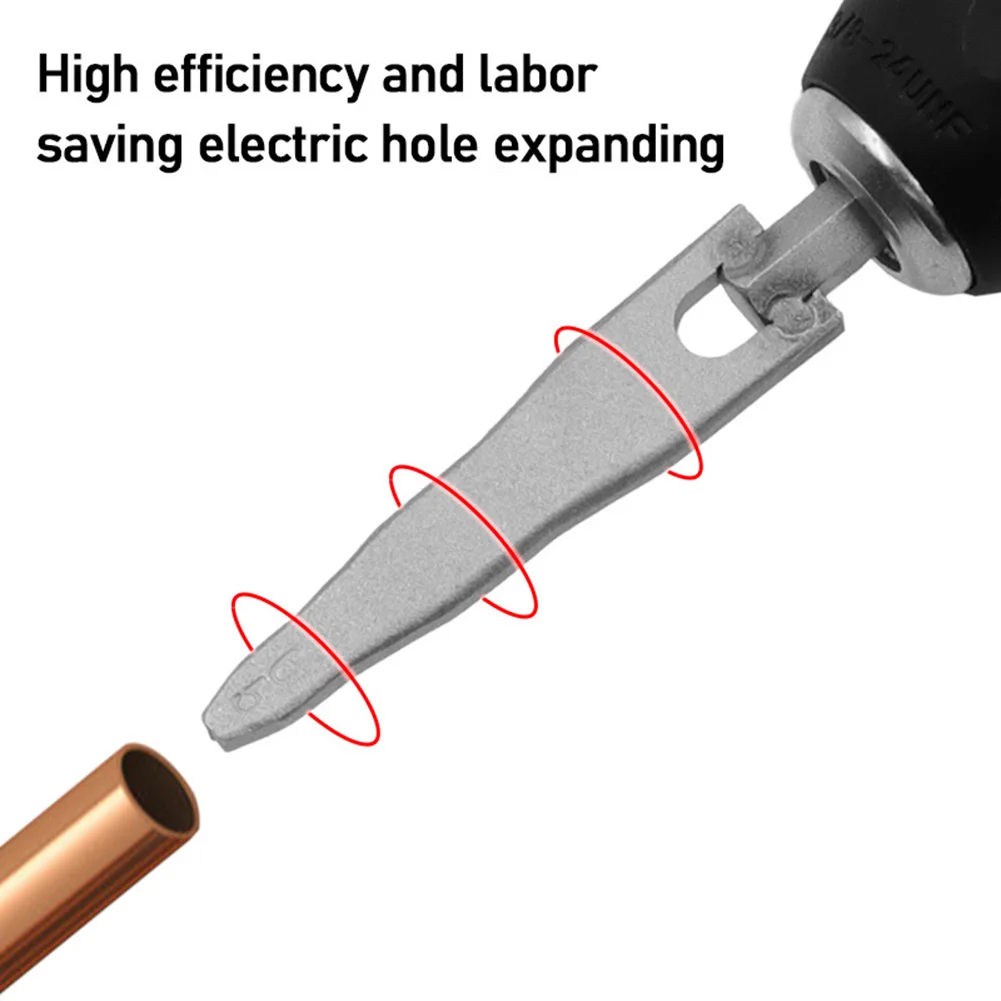 

2PCS High-speed Steel Copper Pipe Swaging Tool Drill Bit Aluminum Tube Expander R Hand Tools 2 X Swaging Tool Bit(A+B)