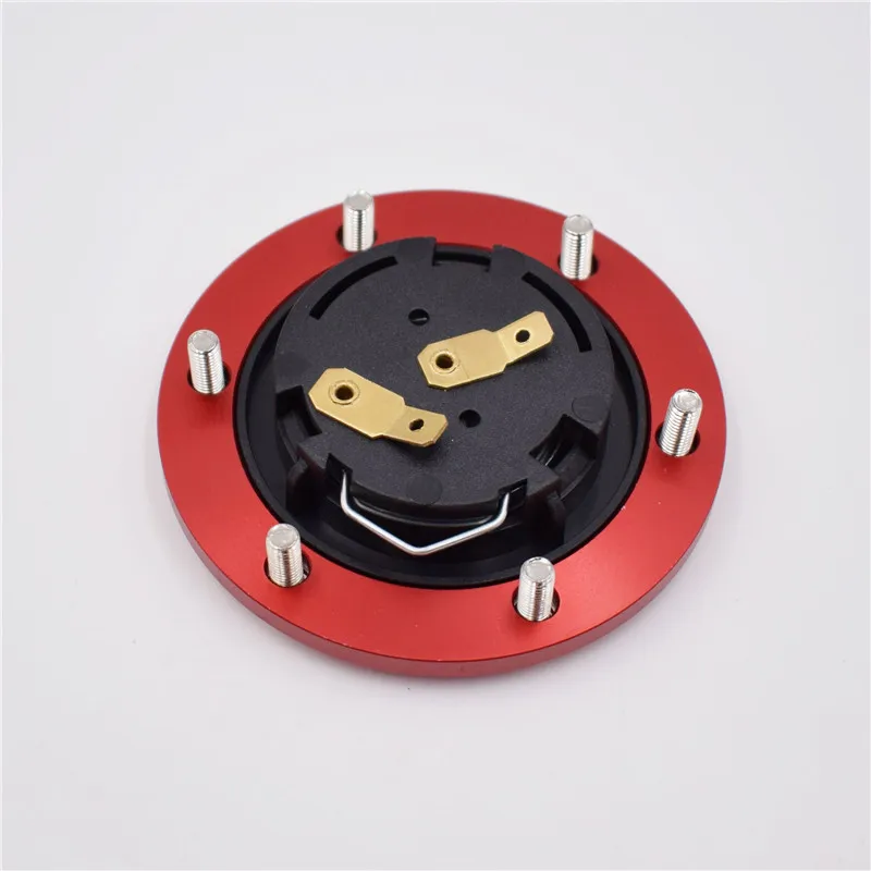 Автомобильный Стайлинг черный гоночный руль Mugen кнопка рулевого колеса +