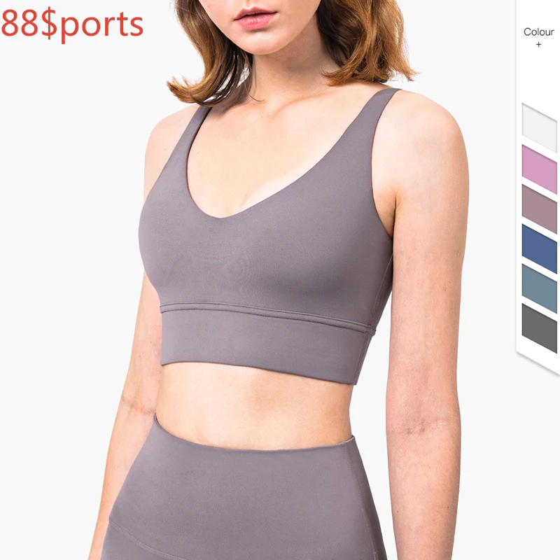 

New Arrival Sports Bras Woman Yoga Top Push Up Bra Quick Dry Fitness Tops Soft and Breathe Outdoor Sportswear Tank Top