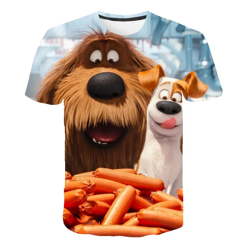 

Cartoon Children T-shirt Boys 2021 Animal 3D Print Funny T Shirt for Girls Casual Tops Lovely Kids tshirt Babys Teenager Clothes