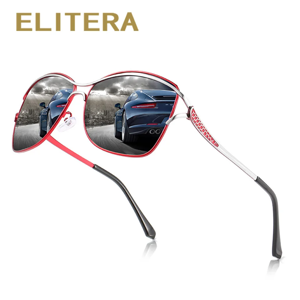 ELITERA мужские классические солнцезащитные очки пилота поляризованные сплав