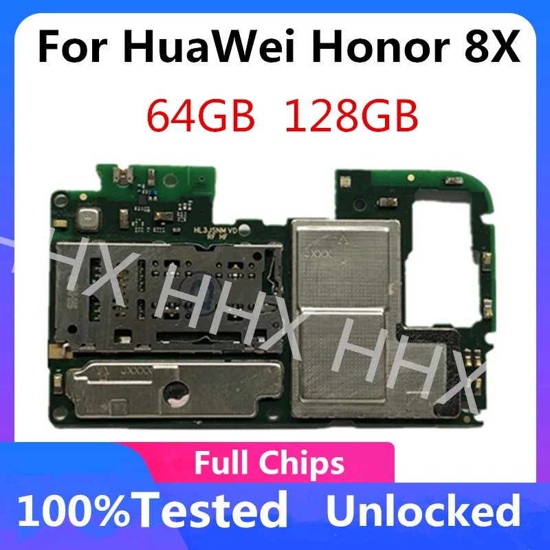 Оригинальная материнская плата для Huawei Honor 8X разблокированная с системой Android