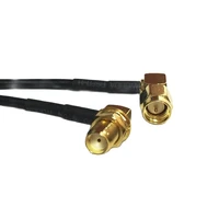 new modem coaxial cable sma male plug right angle switch sma female jack nut right angler connector rg174 cable 20cm 8 pigtail