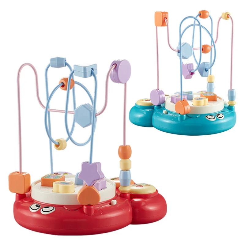 Бусины лабиринты игрушки для детей с года до трех лет Пазлы Обучающие Ранние