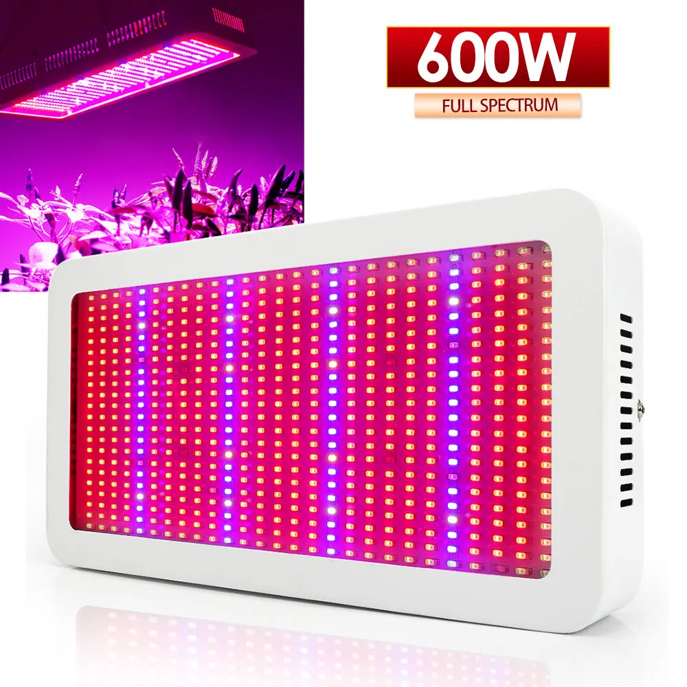 Full Spectrum 600W LED Grow Light Red/Blue/UV/IR/White For Greenhouse Indoor Plants Flowers High Yield Tent Plant Growth Lamp