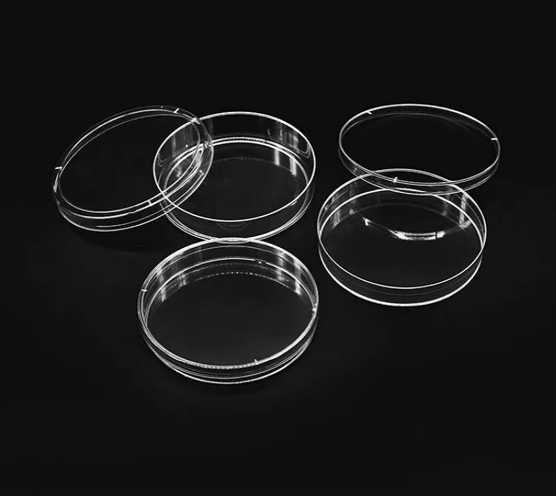 Пластиковая чаша Petri 60 мм одноразовая PS с крышкой для LB тарелка волчков