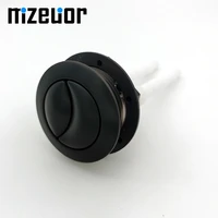 dual flush toilet tank black colour button round shape toilet push buttons bathroom accessories 38mm