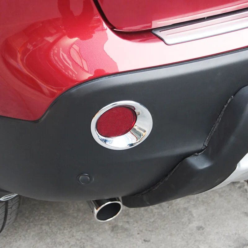 Для Nissan Qashqai Dualis J10 2007 2010 2011 2012 2013 Хром задний противотуманный светильник крышка