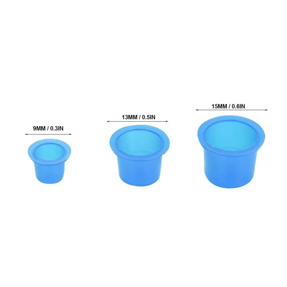 

1000Pcs 4colors Tattoo Ink Cup Plastic Pigment Holder Permanent Makeup Supplies Tattoo Accessories Temporary Tattoos Stencil Cup