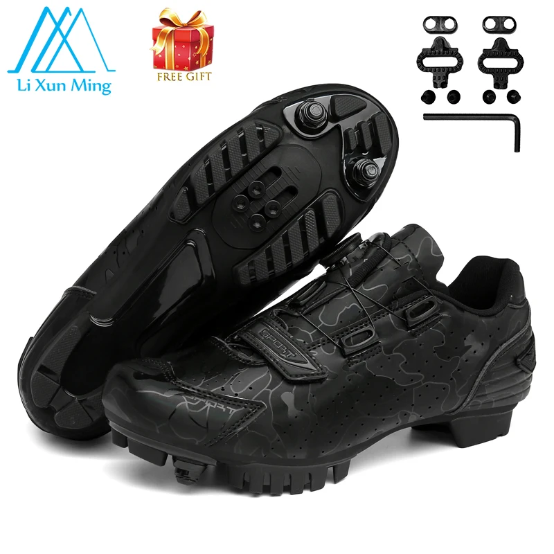 

MTB Cycling Shoes Men Breathable Self-locking Cleat Road Bike Shoes Sapatilha Ciclismo Women spd Outdoor Cycling Sneakers New