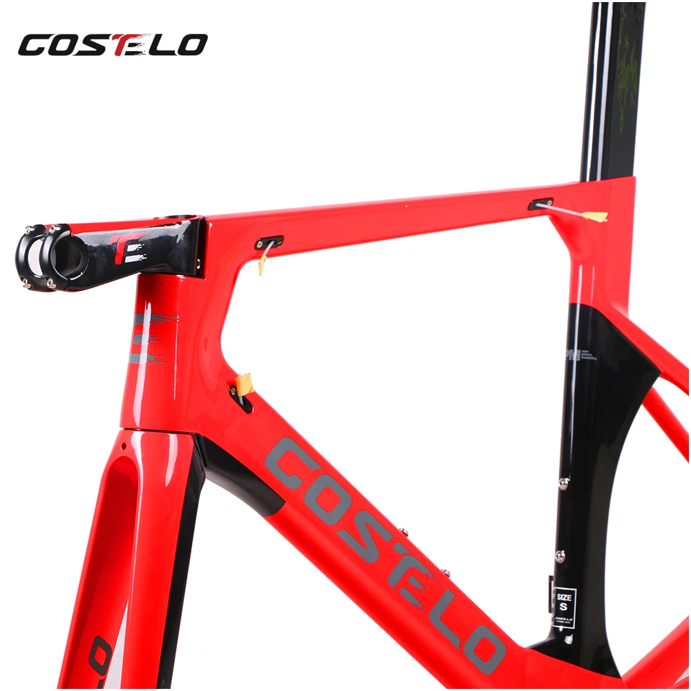 Costelo AEROMACHINE Monocoque карбоновая рама для шоссейного велосипеда велосипедная Рама Bicicleta велосипедная Рама 50 52 54 56