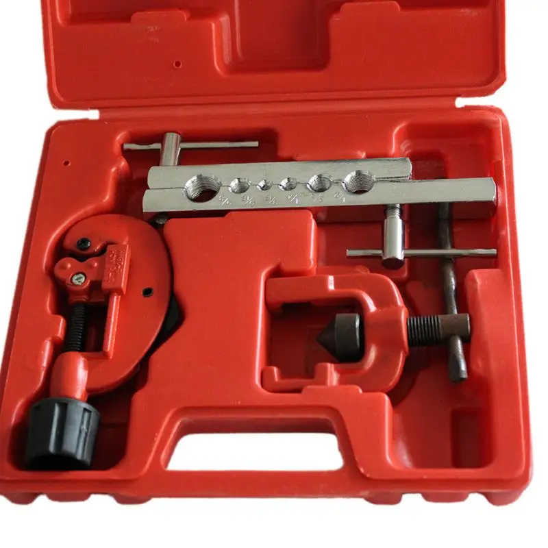 

CT-8020 Manual Copper Tube Expansion Reamer Water Gas Brake Line Application Tubing Eccentric Cone Type Flaring Tool Sets Gadget