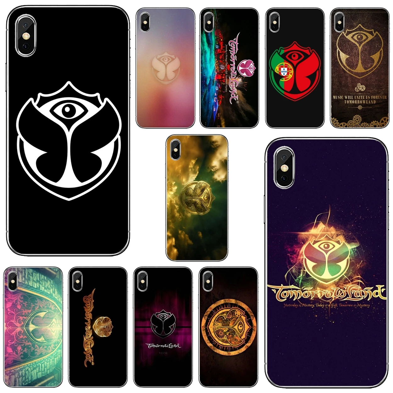 Мягкий силиконовый чехол Tomorrowland-Music-Logo-Art-Print для Xiaomi poco X3 nfc F2 Pro M3 Mi 5X 6X Max Mix 1 2 2S 3 Mi5