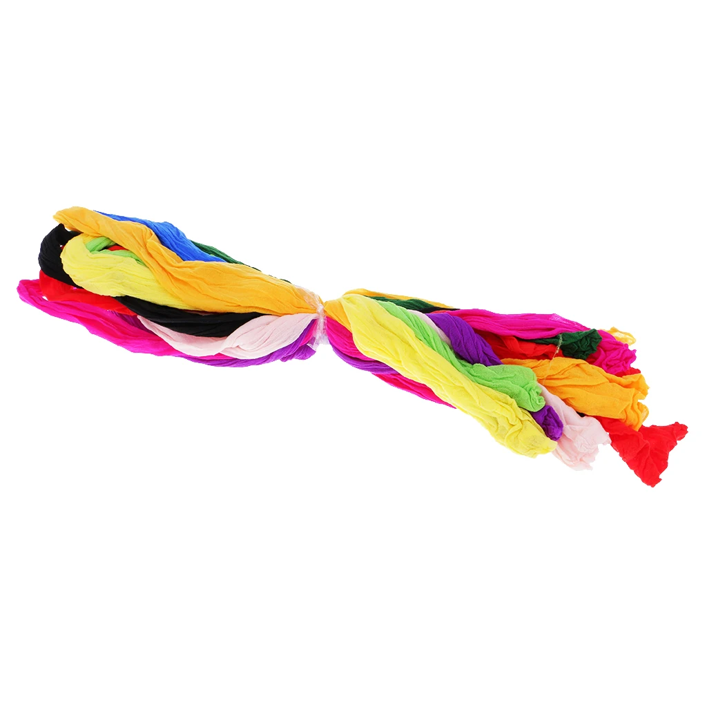 10x Multicolor Nylon Stocking Mesh Flower Making Arrangement Stamen Craft Artificial Silk Material For Home Wedding Decor | Дом и сад