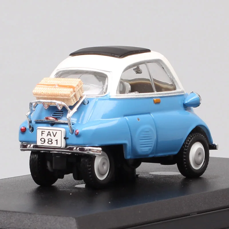 Cararama мини милые классические 1/43 весы Isetta 250 автомобиль пузыря литые Автомобили Модель для маленьких мальчиков подарки миниатюрные 1955