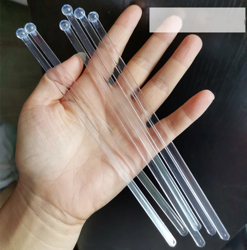 

100Pcs Clear Plastic 7" Long Stir Sticks Reusable Stirring Sticks Kit for Mixing Resin Epoxy Liquid Paint Resin Crafts M0XF