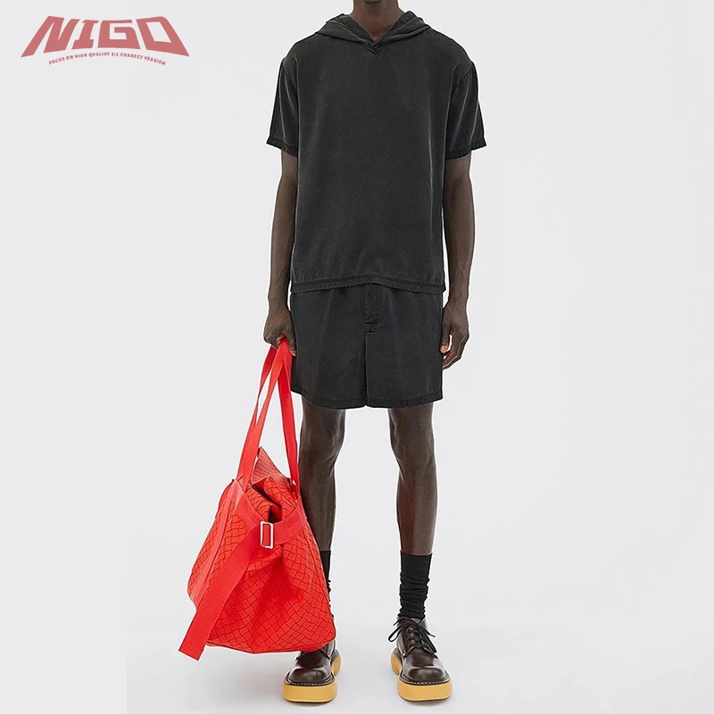 

NIGO BTV 21ss футболка с капюшоном с коротким рукавом футболка шорты # nigo816