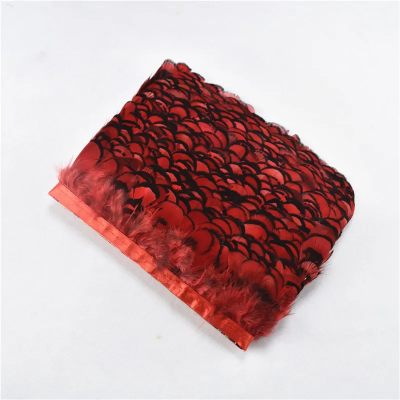 Оптовая продажа длина 10 метров ширина около 5 см красивые перья фазана лента