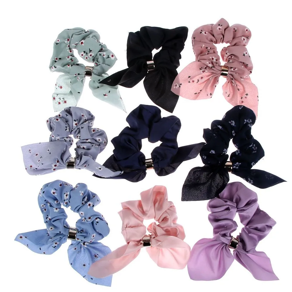 Женская резинка для волос с бантом регулируемое кольцо фиксации хвостиков