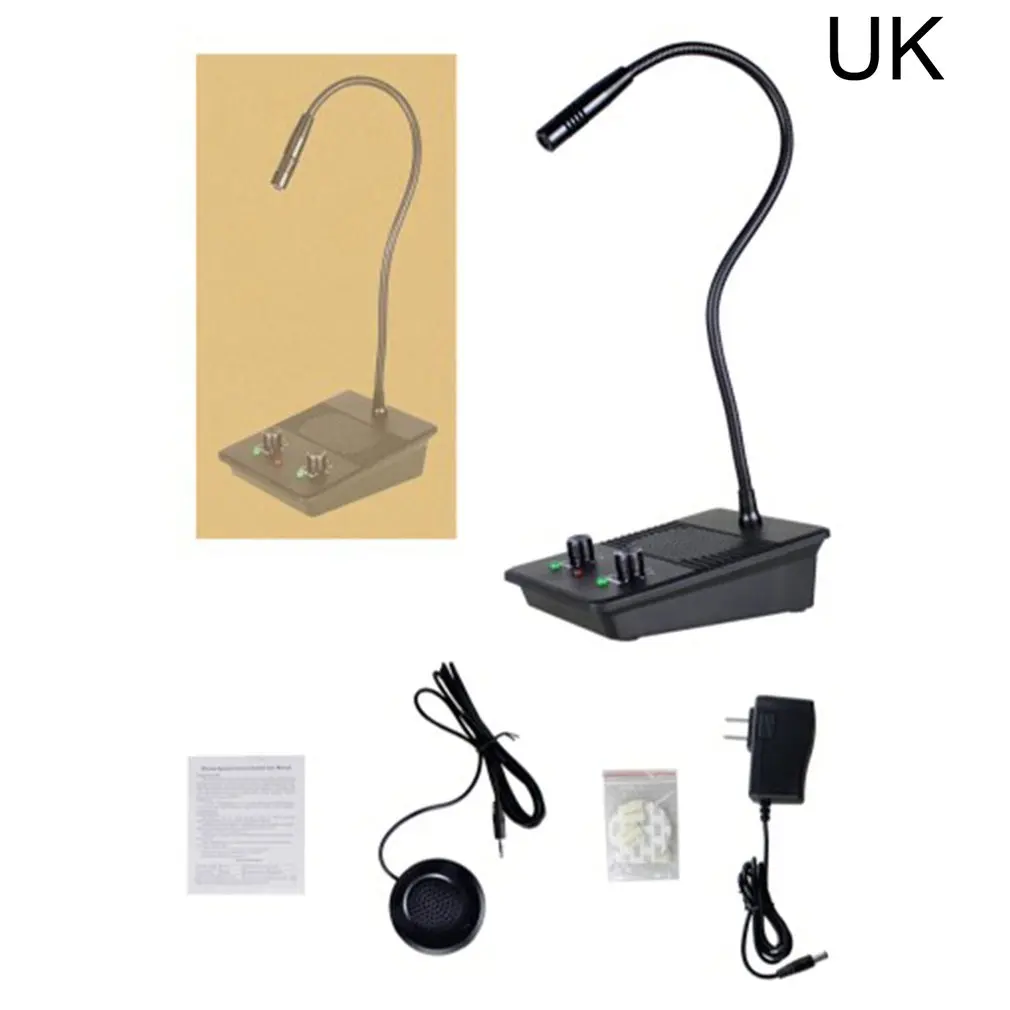 

Bank Intercom System Two-way Window Intercom Loudspeaker Pharmacy Bank Intercom With High Clear Loudspeaker