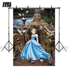 Гобелен для детской фотосъемки, с изображением Золушки