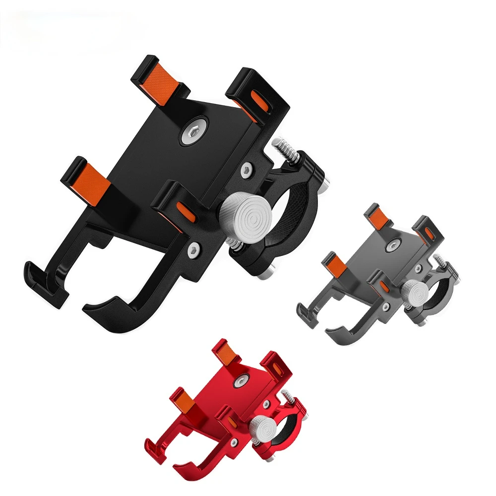 

Мотоцикл мобильный телефон держатель Велоспорт велосипед навигации алюминиевого сплава кронштейн крепления Samsung Apple Xiaomi Huawei Универсальный