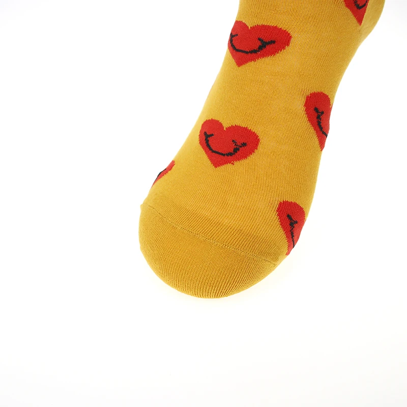 

10 Pair Chaopai Women'S Stockings Cute And Fashionable Love Socks Five Colors Of Pure Cotton Female Socks