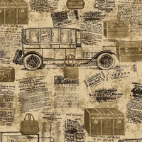 retro nostalgic english lettered wallpaper industrial style loft bar cafe restaurant personalized newspaper carriage wallpaper