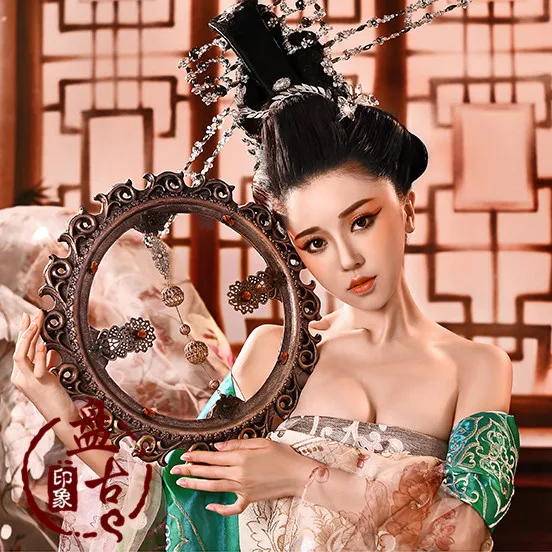 Традиционная элегантная секс-красота ханьфу кино тв-портрет тема под старину