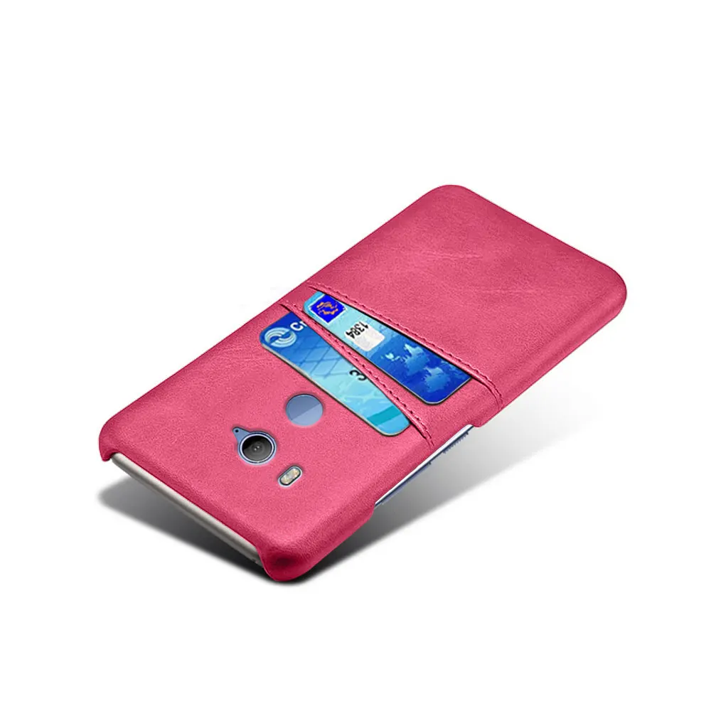 Роскошная Обложка на заднюю панель из искусственной кожи для htc D12 Plus U11 Plus U11 Eyes кошелек с отделениями для карт чехол для телефона для htc U11 Plus Eyes D12 Plus чехол