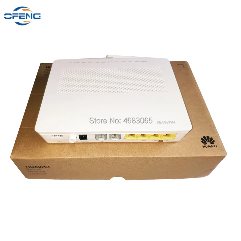 

100% оригинальный новый Huawei HG8245H GPON ONU 4GE + 2TEL + WIFI английская прошивка SIP проводной терминал