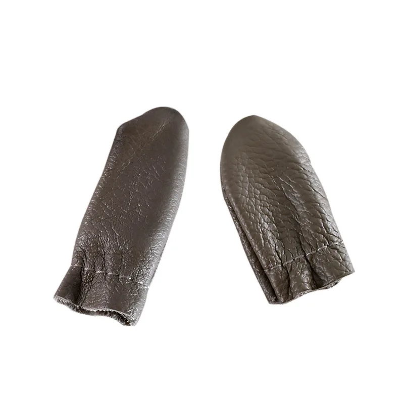 4 Pairs Needle Felting Faux Leather Thimble Cover Finger Protectors Tools for Hand Craft Sewing Working DIY | Дом и сад