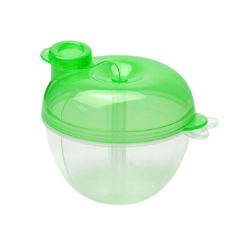apple green 3 Слои детское молоко порошок диспенсер для Еда контейнер Герметичная Кружка для путешествий для Еда ящик для хранения грудного молока ящик для хранения - Цвет: apple green