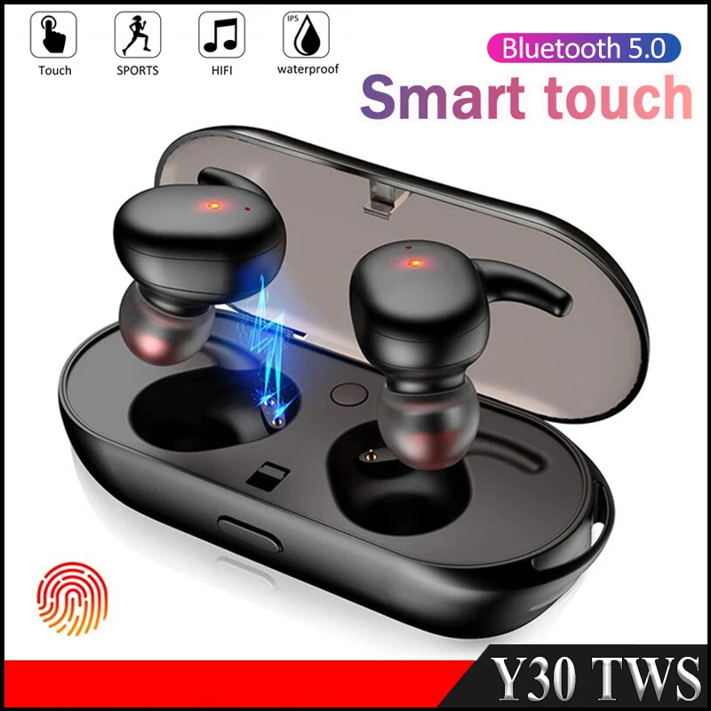 Беспроводные наушники Y30 TWS с Bluetooth шумоподавляющая гарнитура 3D стерео звук