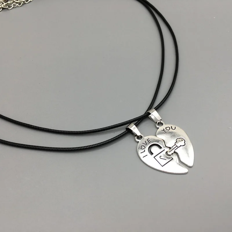 Ожерелье с подвеской в виде сердца 2 шт./компл.|Подвески| |